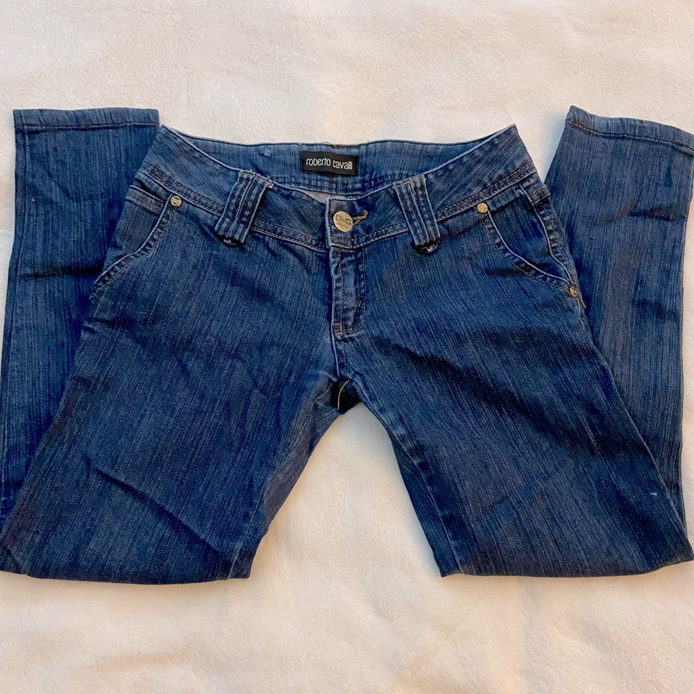 ROBERTO CAVALLI crop jeans size 27